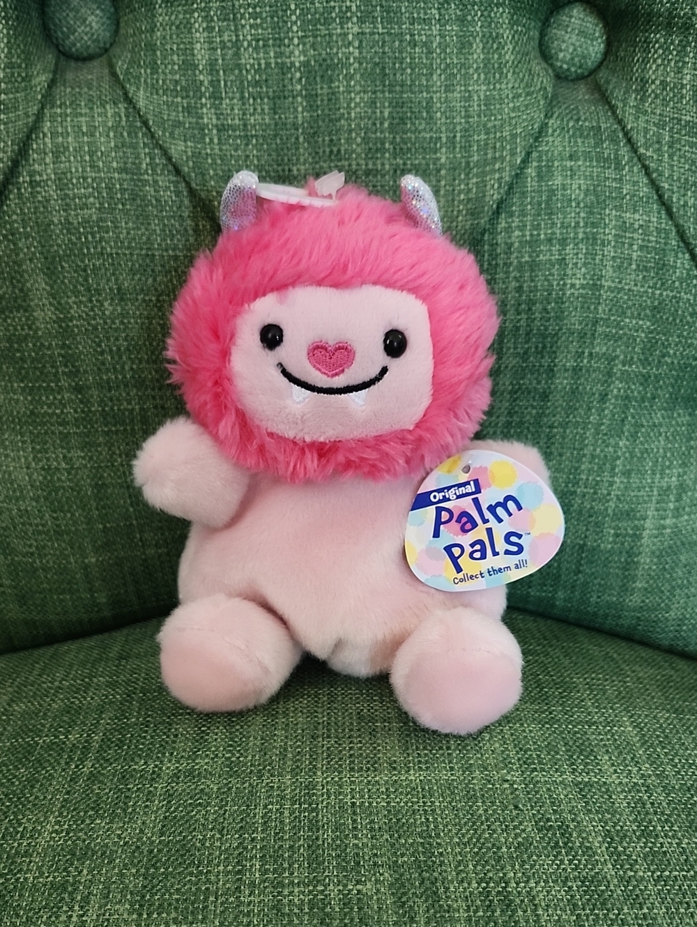 Palm Pals Susan Love Monster Pink Plush